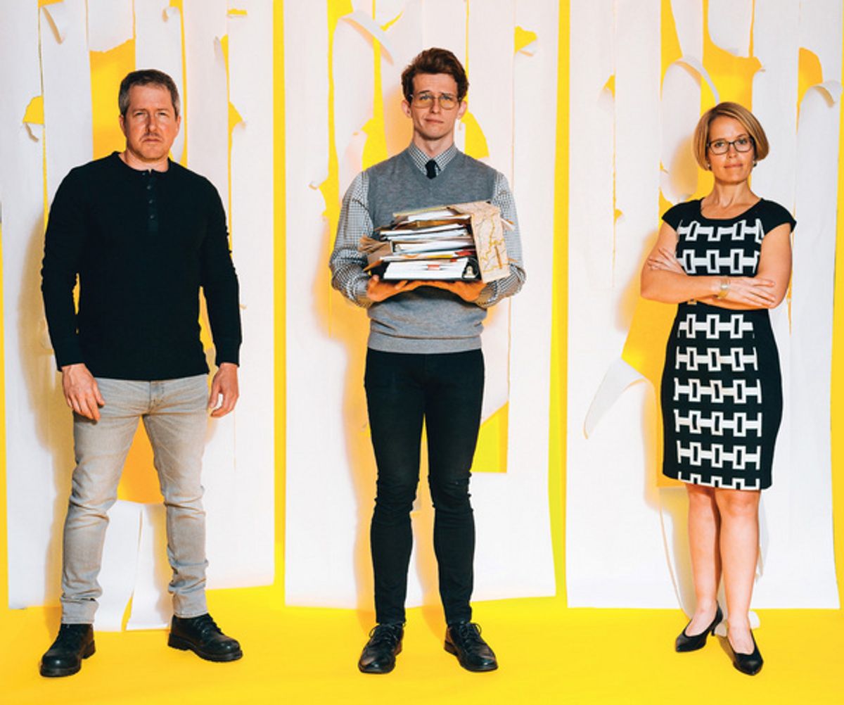 Chris Hury, Evan Michael Woods, Dana Schultes at 