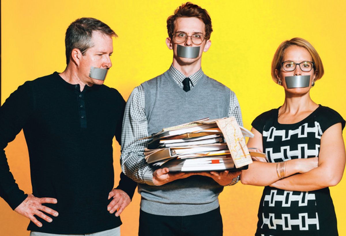 Chris Hury, Evan Michael Woods, Dana Schultes at 