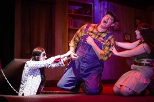 Cheryl (Molly Quinn), Jake (Eric Strachan) & Annie (Annelise Martin) @ BroadwayWorld Cheryl (Molly Quinn), Jake (Eric Strachan) & Annie (Annelise Martin) Photo