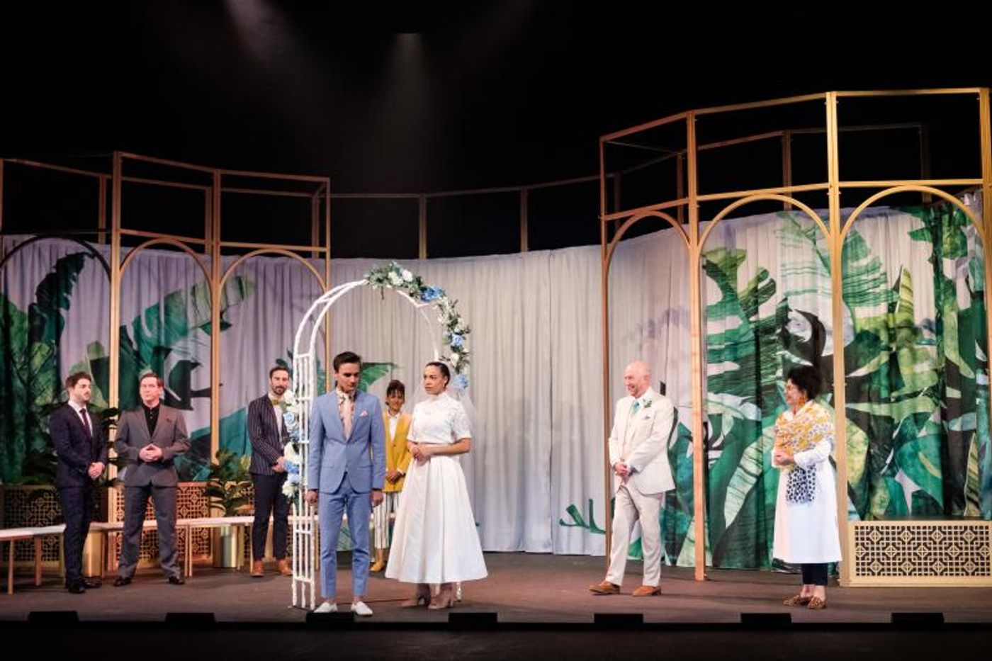 Review: Toxic Masculinity And Outdated Views On Women Are Highlighted In Bell Shakespeare's Modern Staging Of Comic Love Story MUCH ADO ABOUT NOTHING.  Image