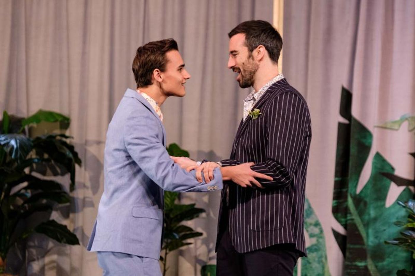 Review: Toxic Masculinity And Outdated Views On Women Are Highlighted In Bell Shakespeare's Modern Staging Of Comic Love Story MUCH ADO ABOUT NOTHING.  Image