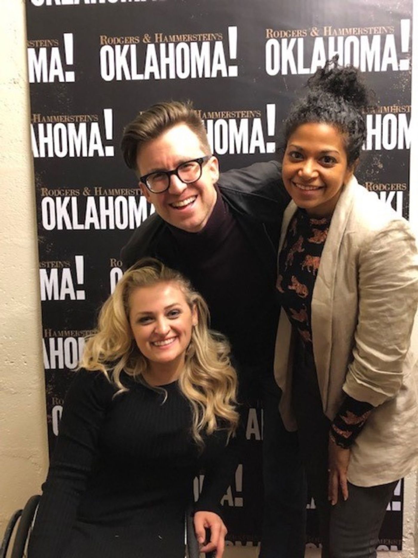 Photo Flash: Gavin Creel Visits OKLAHOMA!  Image