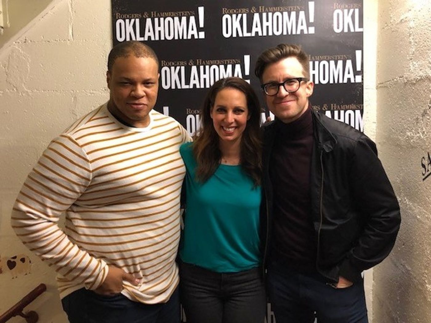 Photo Flash: Gavin Creel Visits OKLAHOMA!  Image