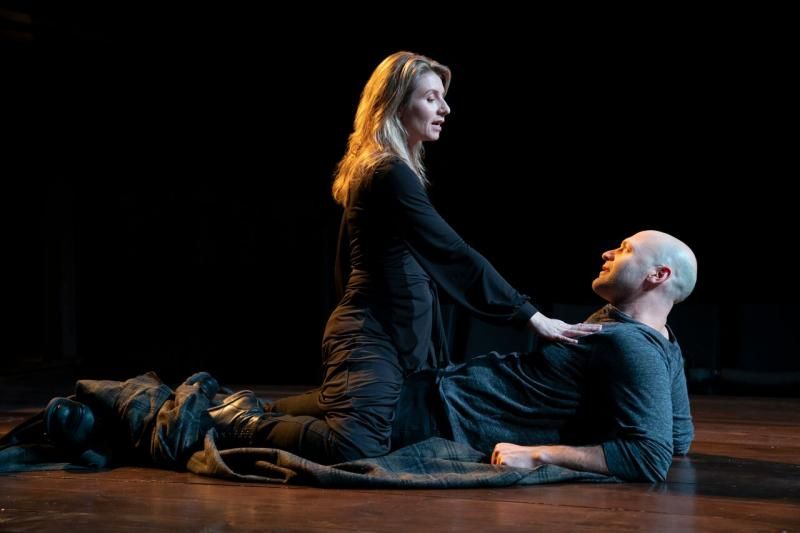 Review: Something Edited This Way Comes as John Doyle Directs Corey Stoll, Nadia Bowers in MACBETH  Image