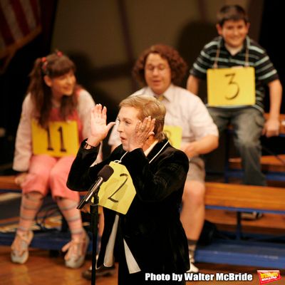 Julie Andrews joins the gang at THE 25th ANNUAL PUTNAM COUNTY SPELLING BEE on stage a Photo