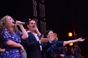 Sarah Bockel, Paul Anthony Stewart and Liz Larson Photo