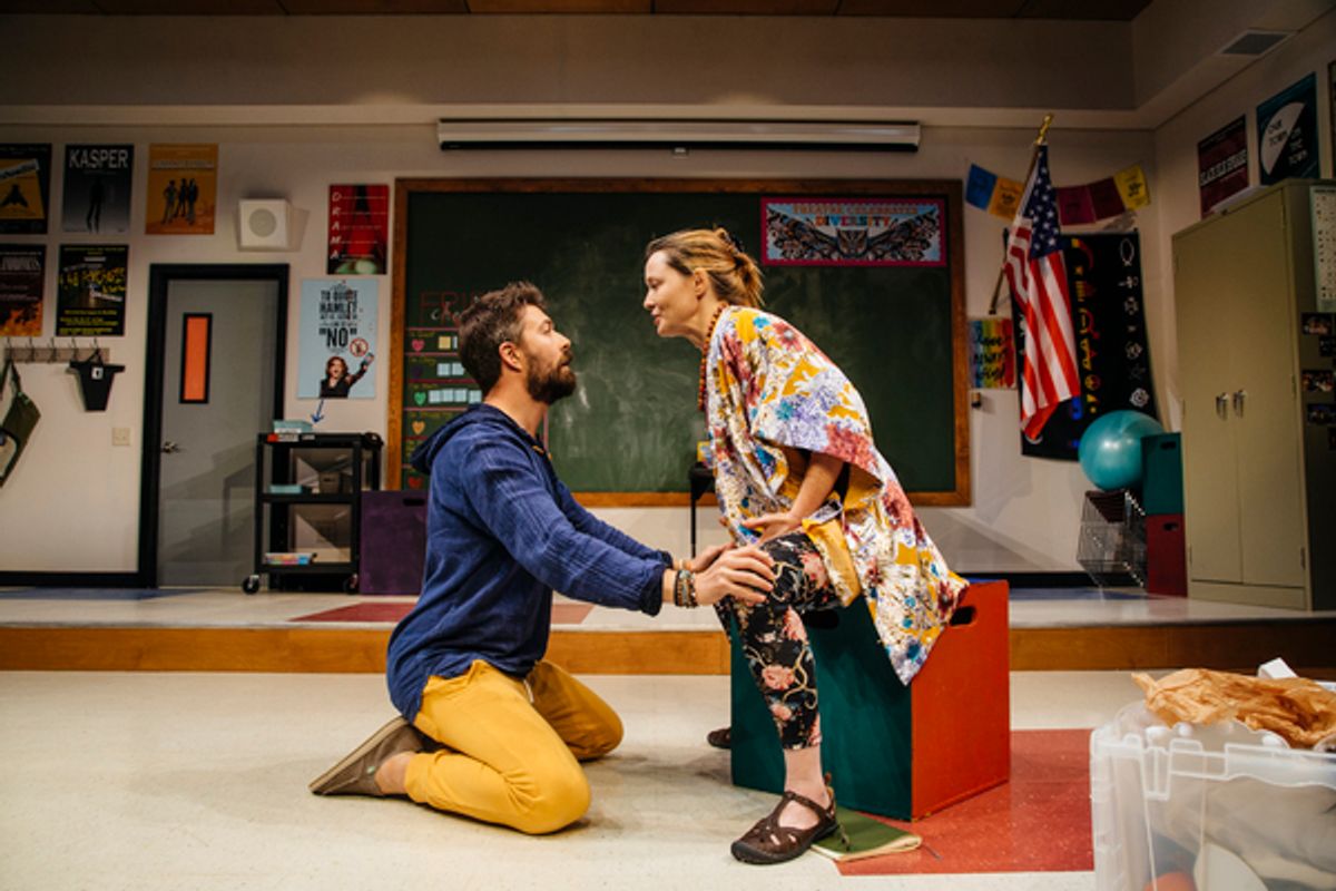 Noah Bean, Samantha Sloyan at 