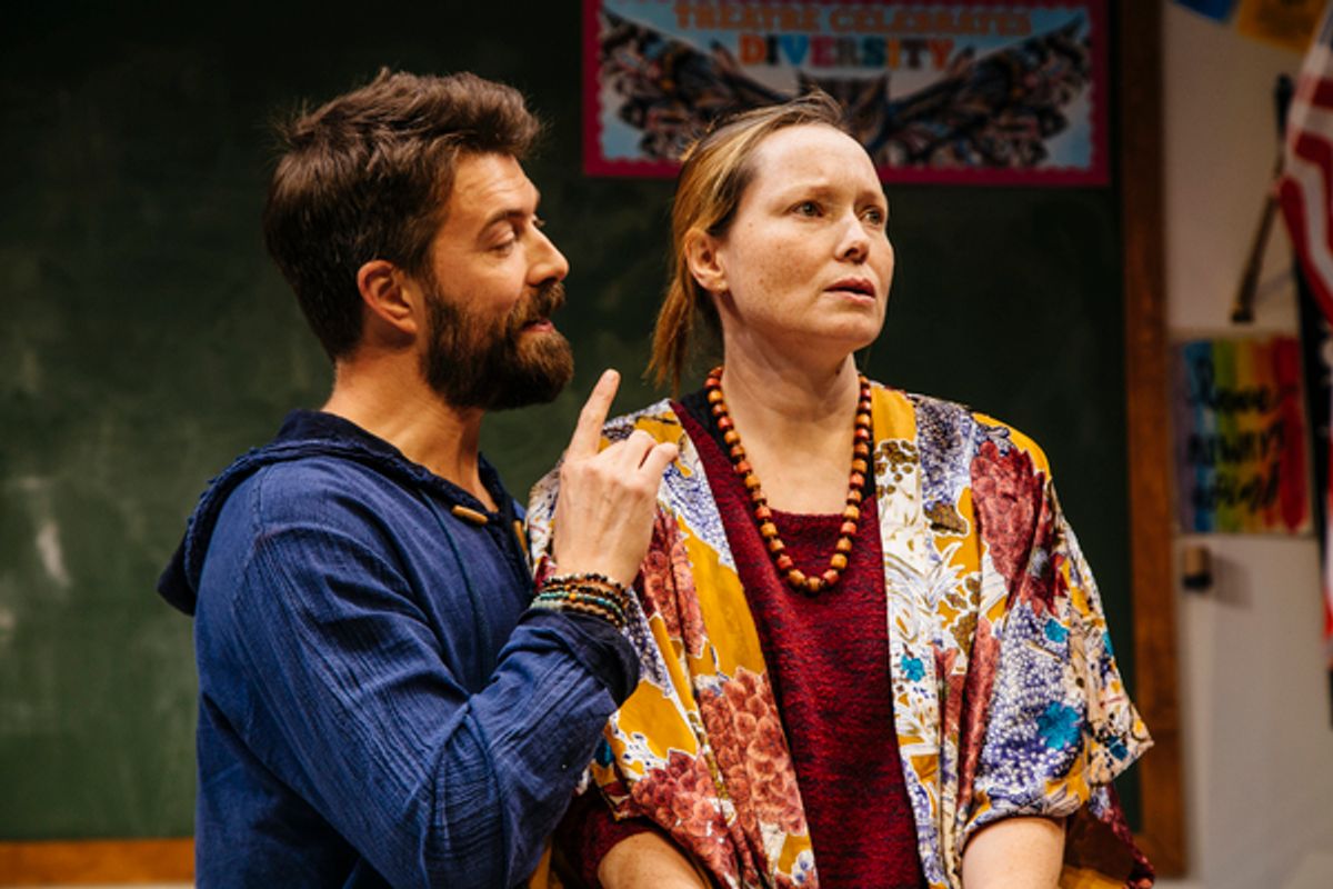 Noah Bean, Samantha Sloyan at 