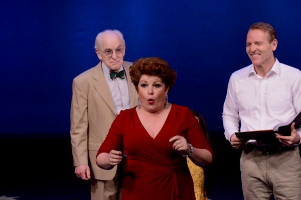 Gordon Stanley, Klea Blackhurst and Stephen Bogardus Photo