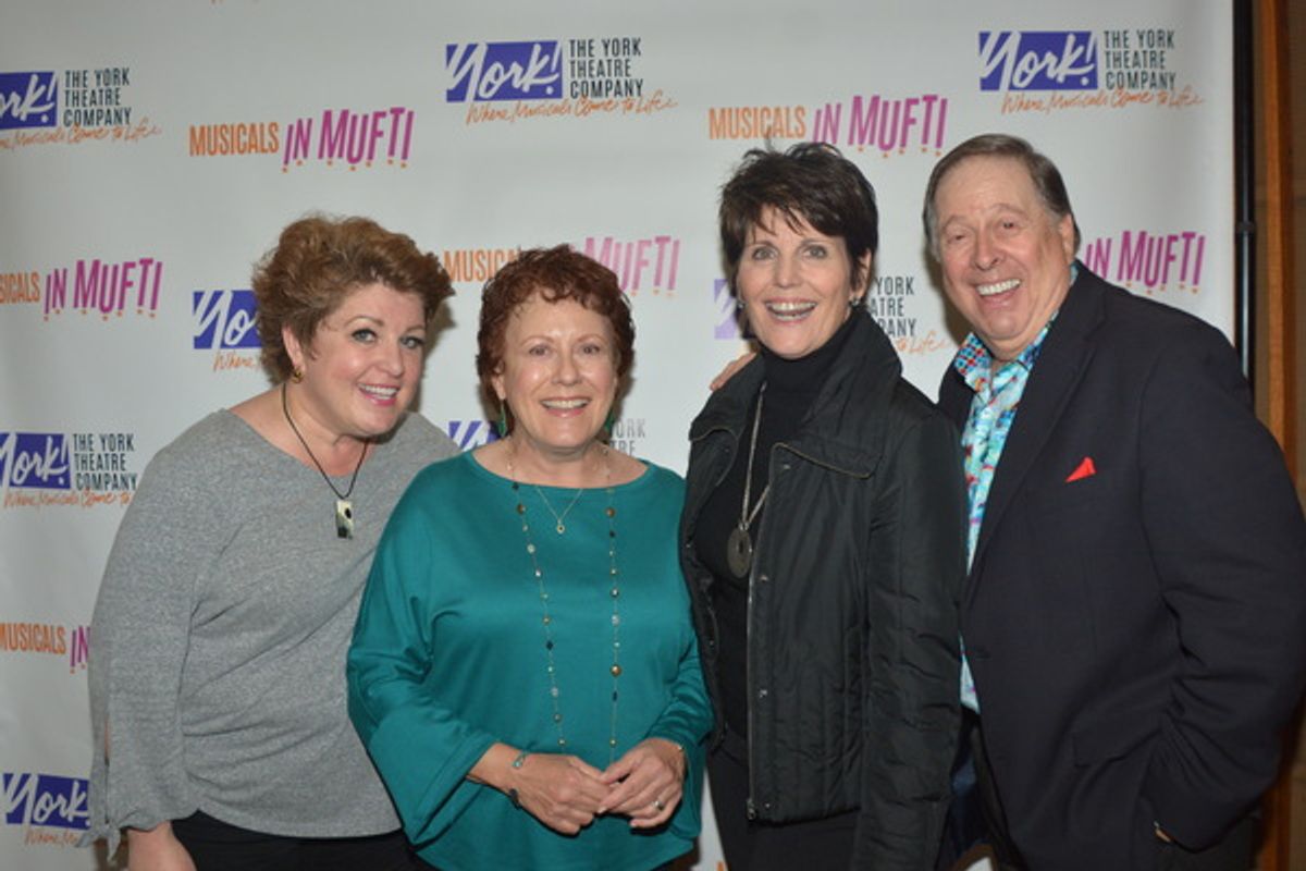 Klea Blackhurst , Judy Kaye, Lucie Arnaz and David Green at 