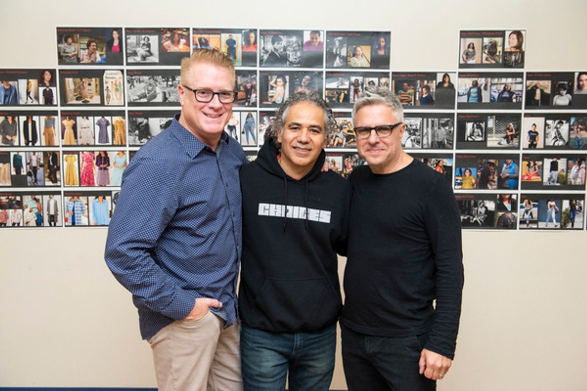 Jeffory Lawson, John Ortiz, Neil Pepe at 