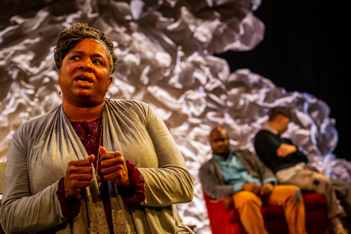 Joilet Harris, Akeem Davis, and Bailey Roper  at 