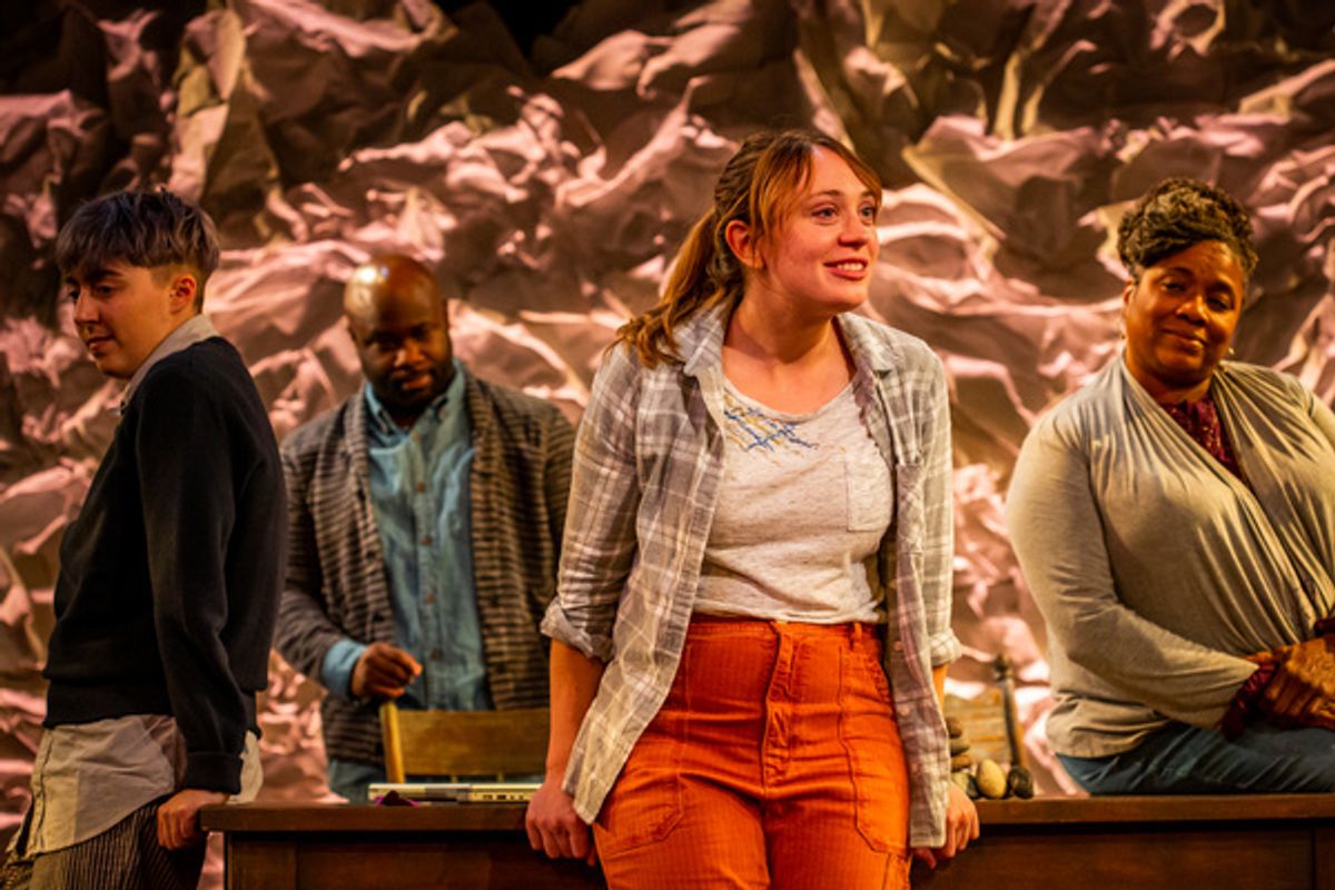 Bailey Roper, Akeem Davis, Emilie Krause, and Joilet Harris  at 