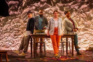 Bailey Roper, Akeem Davis, Emilie Krause, and Joilet Harris Photo