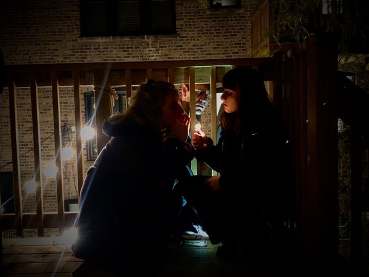 Zoe Pike, Victor Holstein, Allie Wessel at 