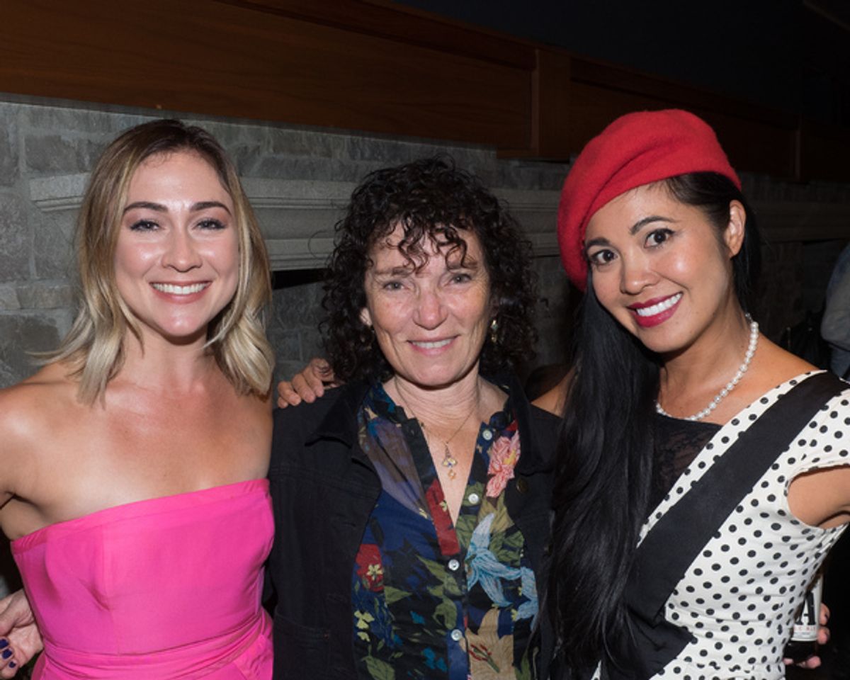 Brittany Bentley, Janet Roston, and Jasmine Ejan at 