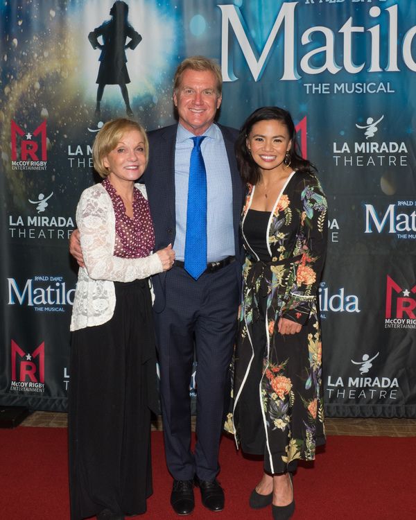 Cathy Rigby, Tom McCoy, and Nicole Santiago Photo