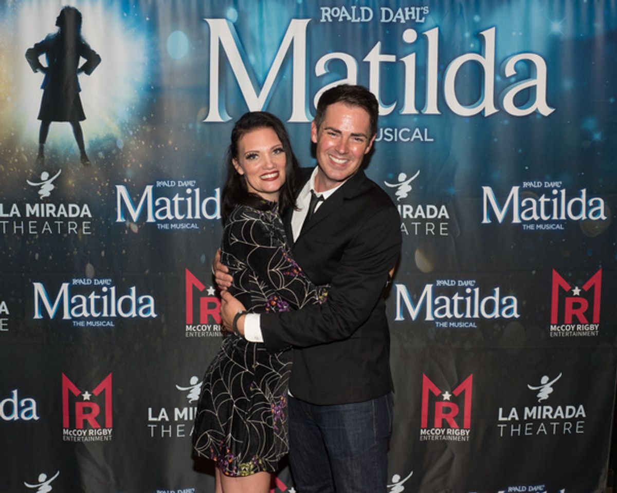 Wig Designer Kaitlin McCoy and Michael Matthews at 