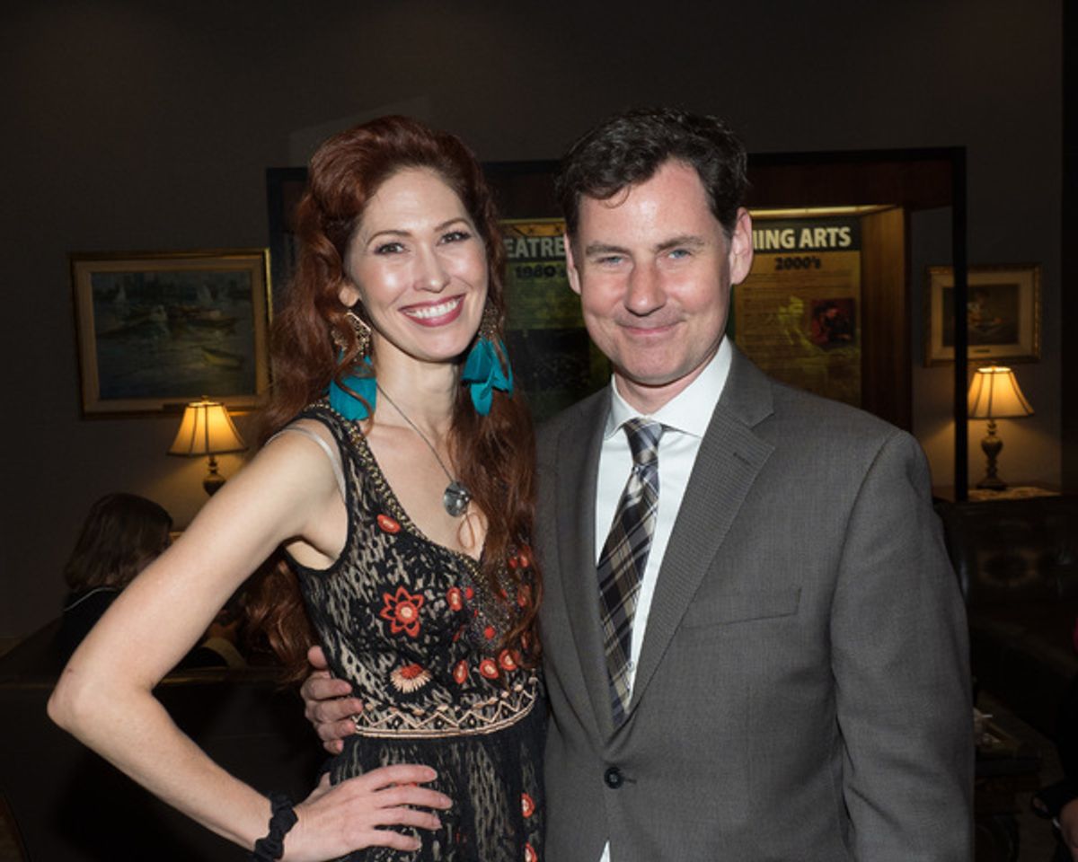 April Malina and Producing Artistic Director B.T. McNicholl at 