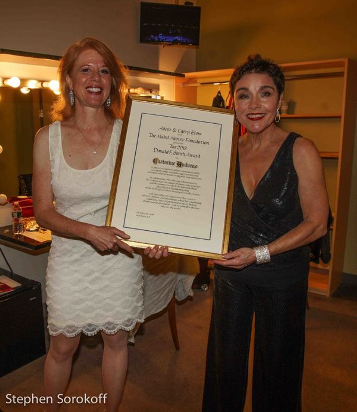 Deborah Grace Winer & Christine Andreas at 