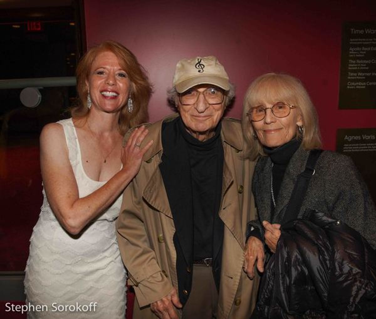 Deborah Grace Winer, Sheldon Harnick, Margo at 