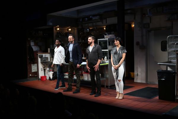 W. Tre Davis, David Mason, Raul Esparza, Krysta Rodriguez Photo
