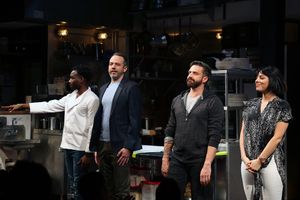W. Tre Davis, David Mason, Raul Esparza, Krysta Rodriguez @ BroadwayWorld W. Tre Davis, David Mason, Raul Esparza, Krysta Rodriguez Photo