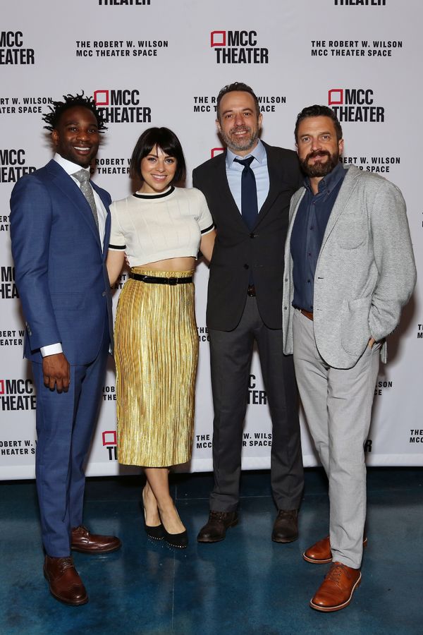 W. Tre Davis, Krysta Rodriguez, David Mason, Raul Esparza Photo