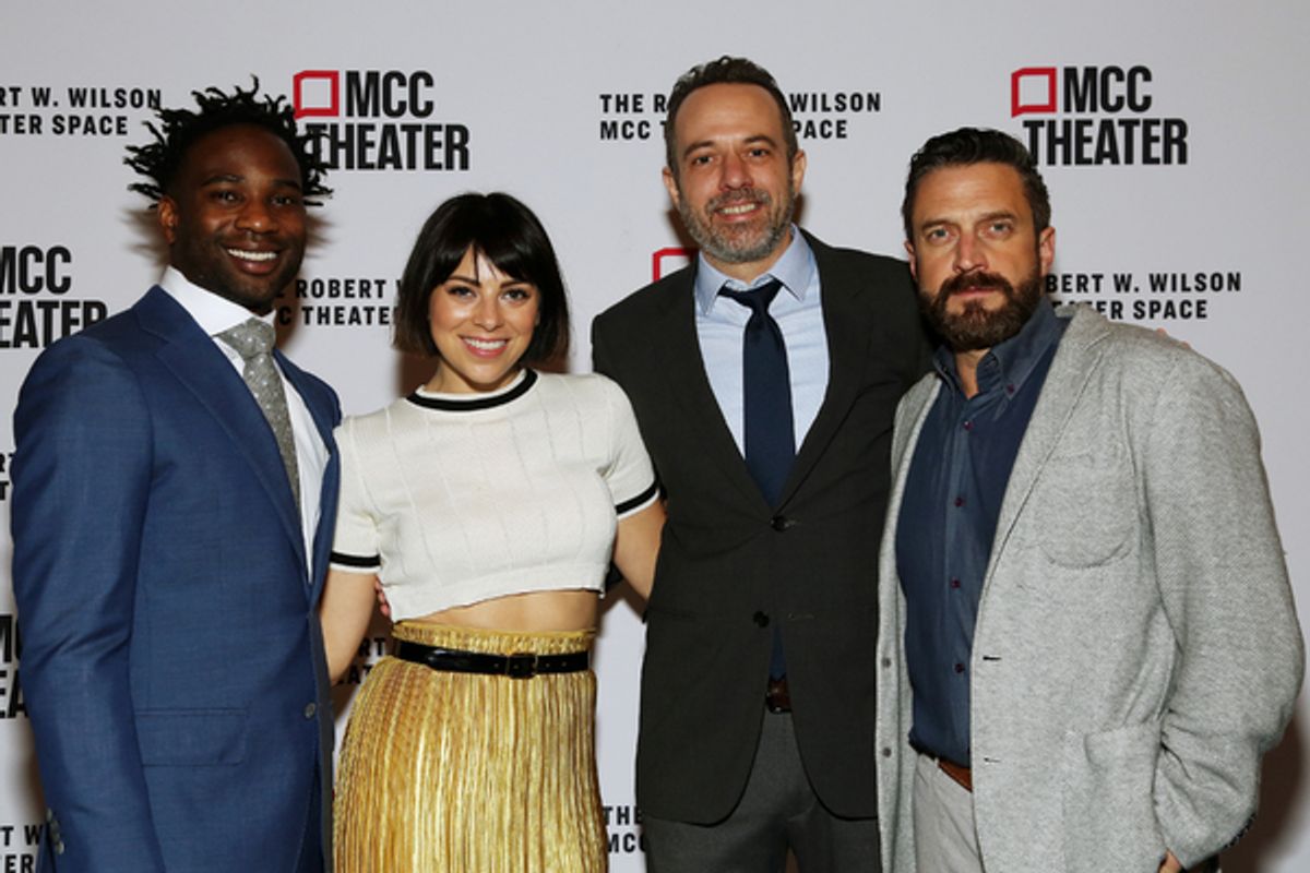 W. Tre Davis, Krysta Rodriguez, David Mason, Raul Esparza at 