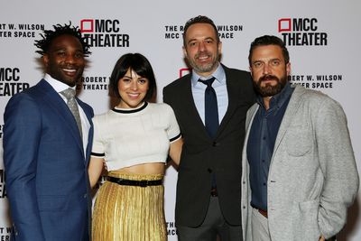 W. Tre Davis, Krysta Rodriguez, David Mason, Raul Esparza Photo
