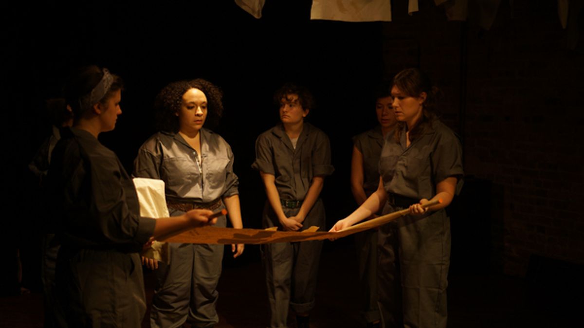 Sarah Gionvannetti, Zoe Savransky, Sonia Goldberg, Lyle Sauer, Isabel Thompson and Ariana Silvan-Grau at 