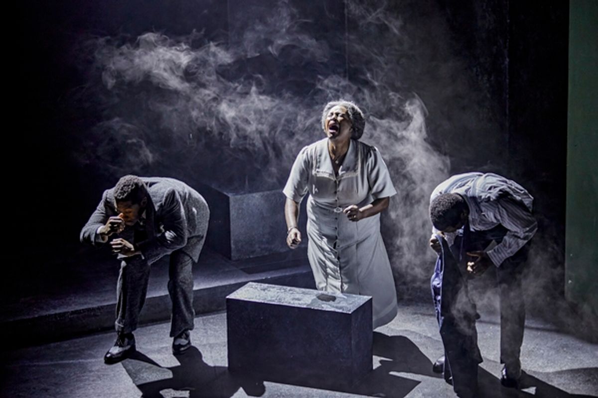 Natey Jones, Sharon D Clarke, Sope Dirisu at 