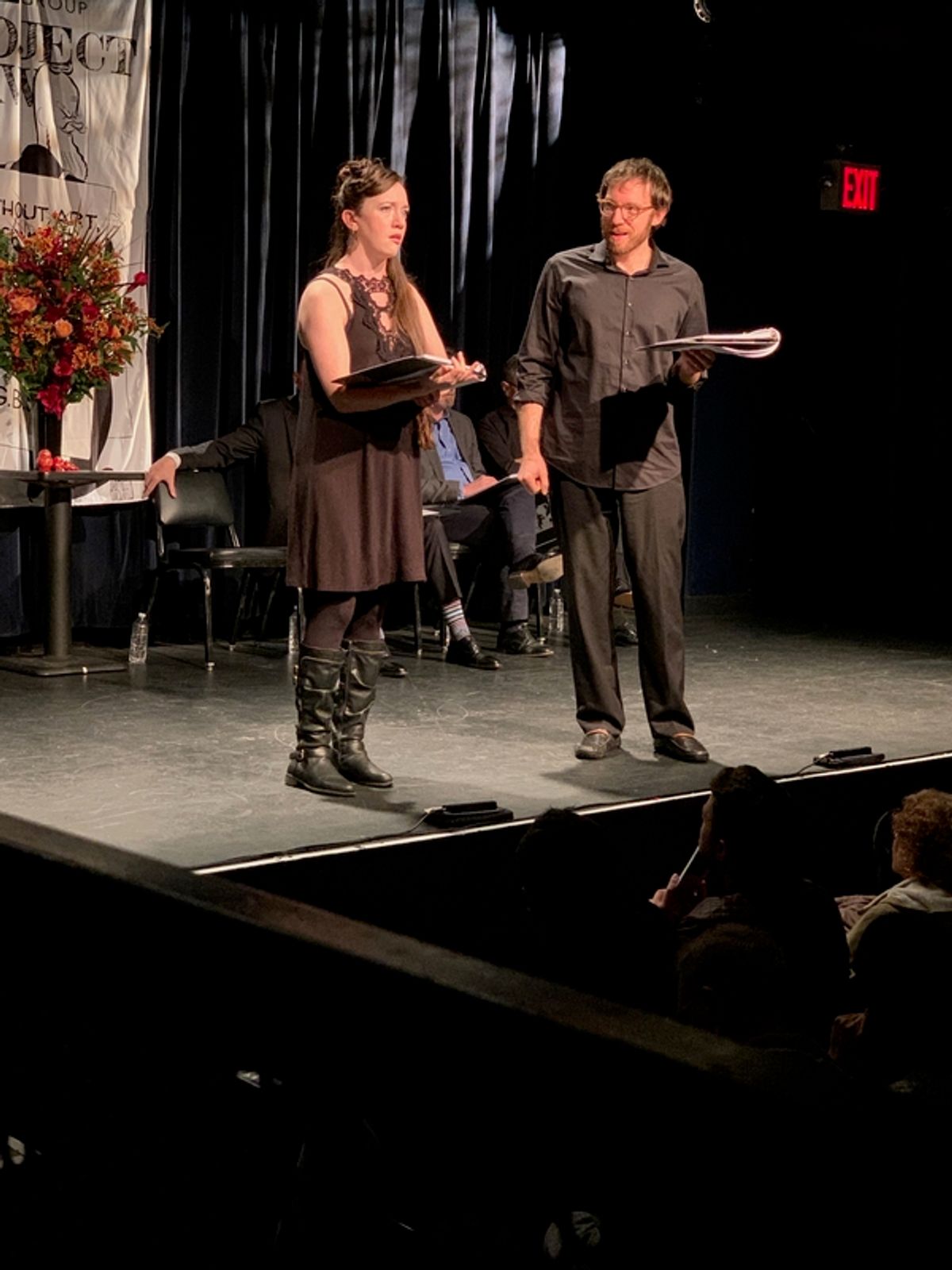 Amelia Pedlow and Max Gordon Moore at 