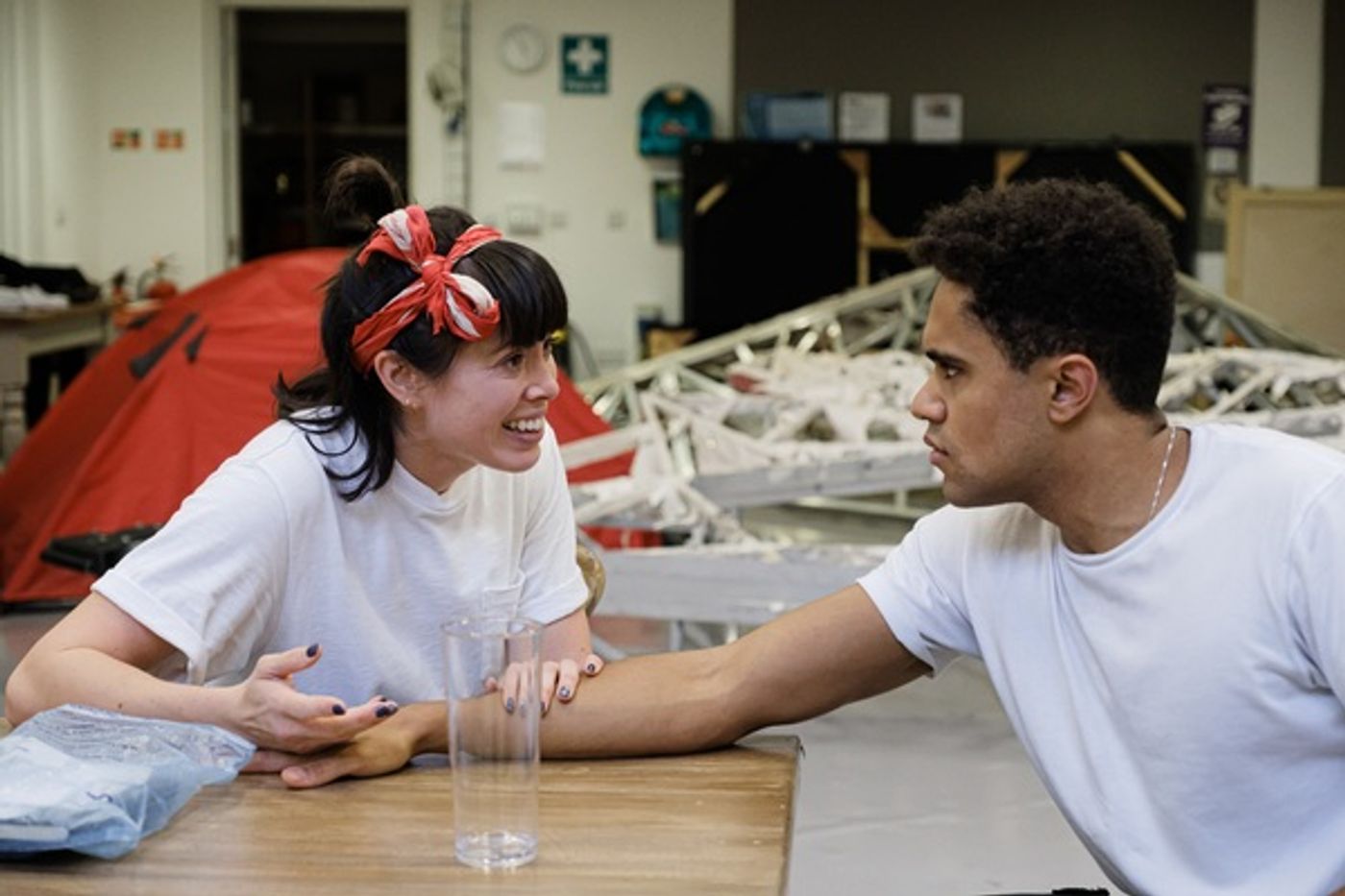 Photo Flash: Inside Rehearsal For TOUCHING THE VOID at the Duke of York's Theatre  Image