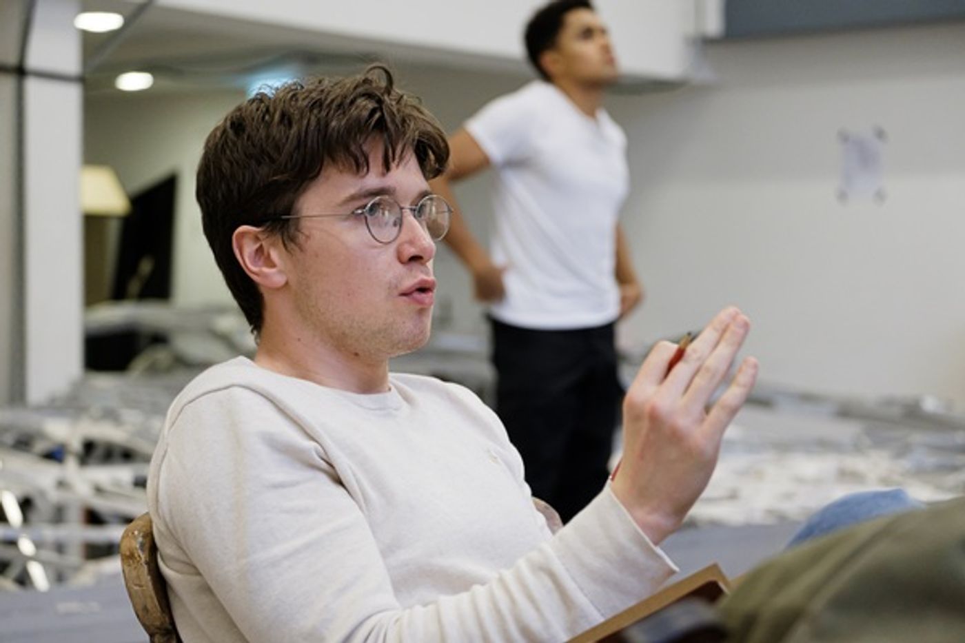 Photo Flash: Inside Rehearsal For TOUCHING THE VOID at the Duke of York's Theatre  Image