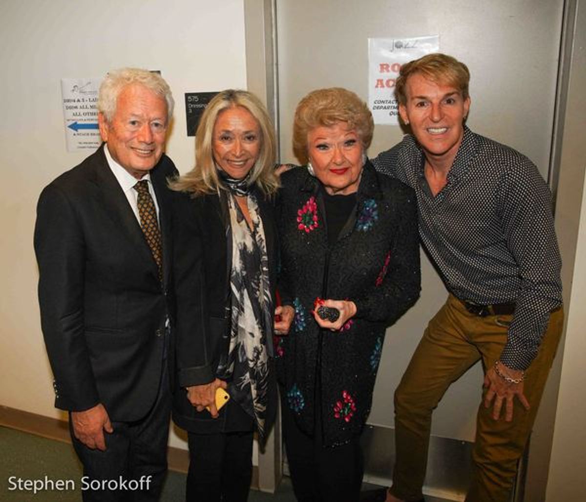 Stephen Sorokoff, Eda Sorokoff, Marilyn Maye, Randy Roberts at 