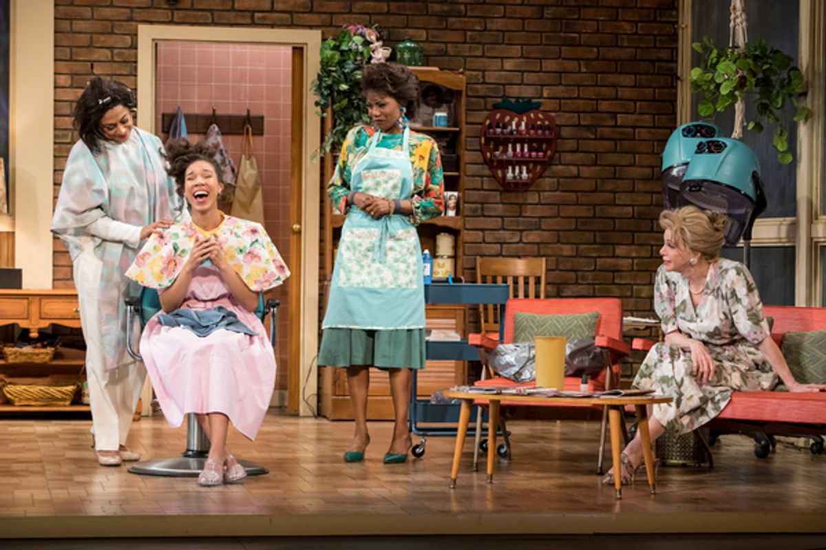 Melissa Maxwell (Mâ€™Lynn), Nicole King (Shelby), Austene Van (Truvy) and Amy Van Nostrand (Clairee) at 