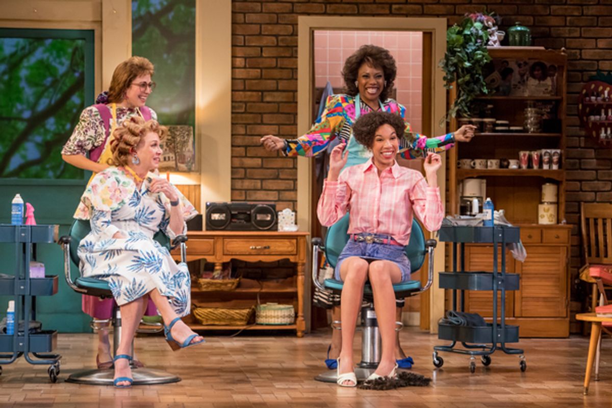 Amy Van Nostrand (Clairee), Nicole King (Shelby); Adelin Phelps (Annelle) and Austen Van (Truvy) at 