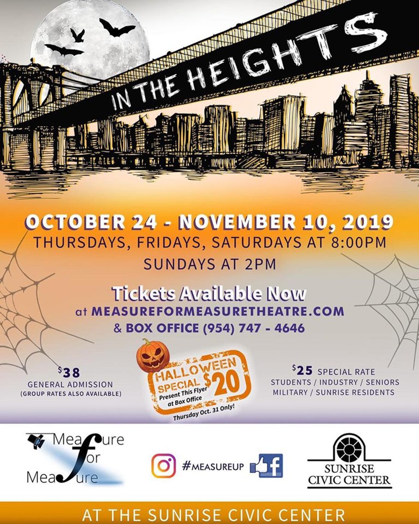 Measure for Measure Theatre's IN THE HEIGHTS Opens to Rave Reviews, Recommended for Carbonells  Image