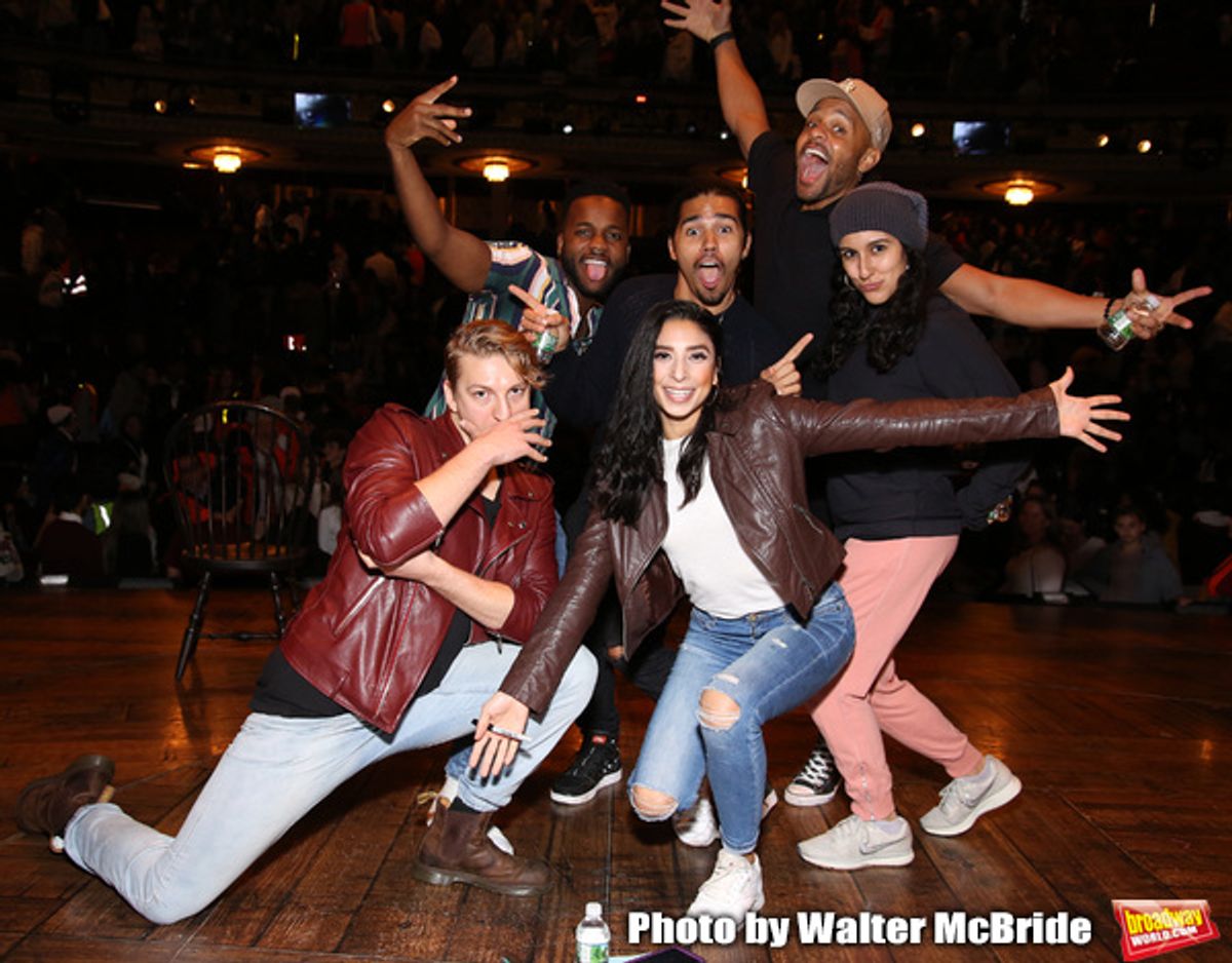 Kyle Weiler, Deon'te Goodman, Anthony Lee Medina, Lauren Boyd,  Terrance Spencer and Gabriella Sorrentino at 