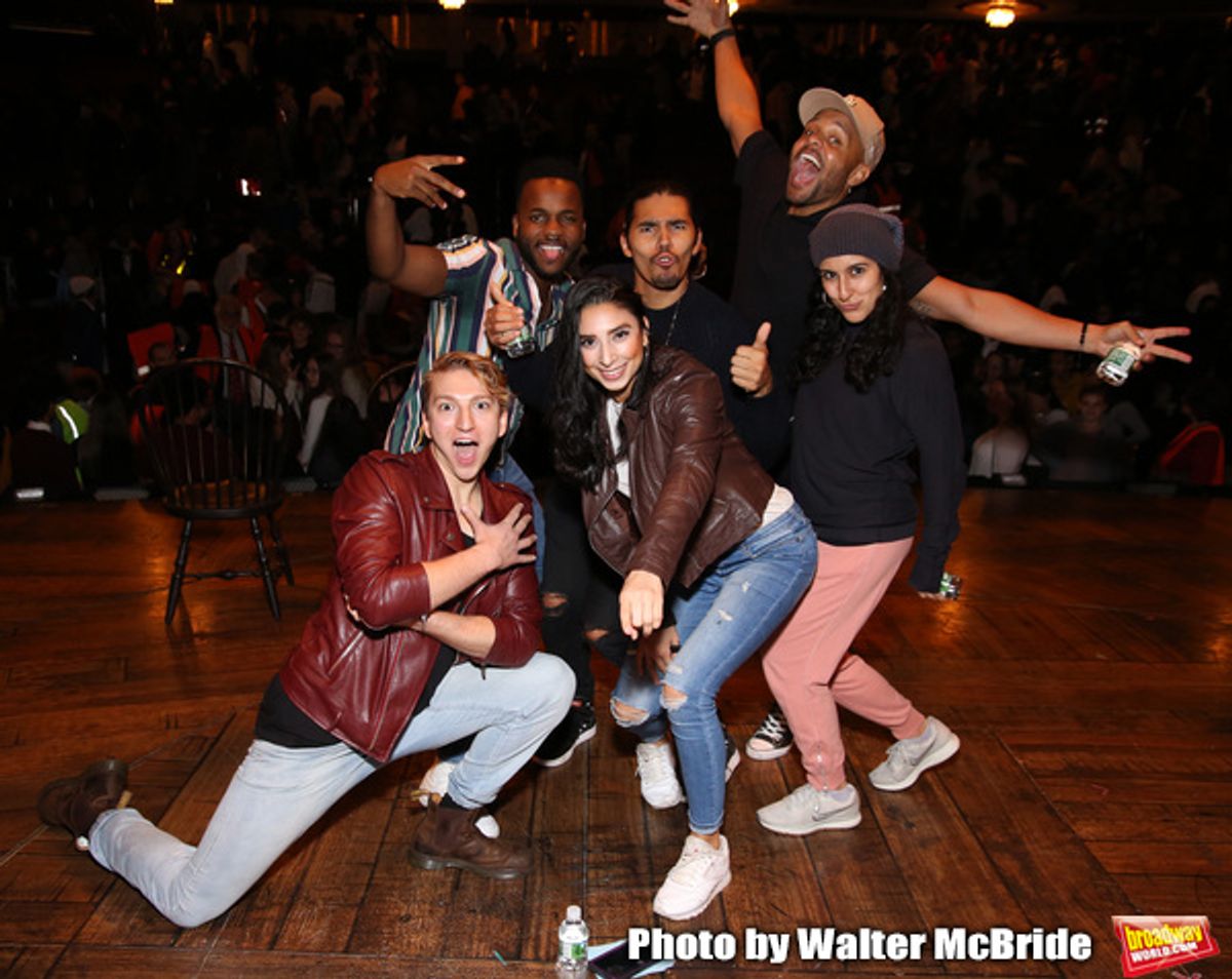 Kyle Weiler, Deon'te Goodman, Anthony Lee Medina, Lauren Boyd,  Terrance Spencer and Gabriella Sorrentino  at 