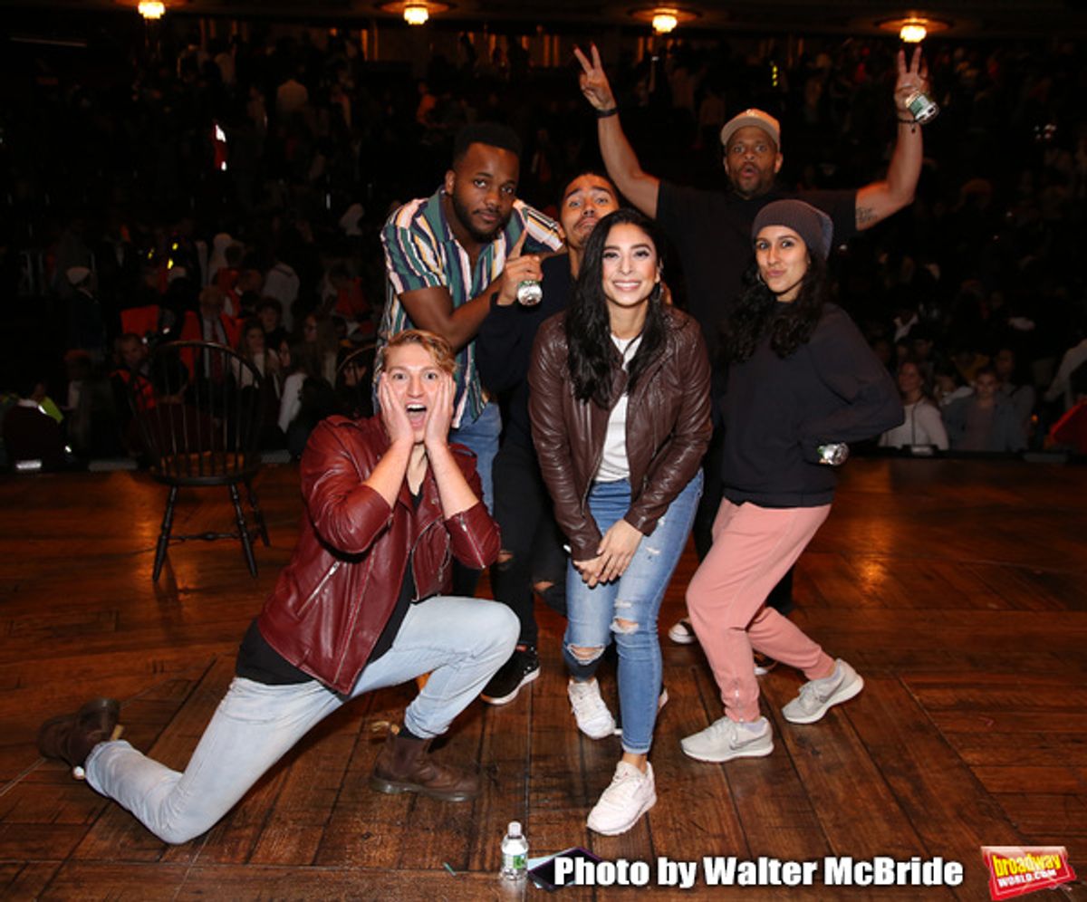 Kyle Weiler, Deon'te Goodman, Anthony Lee Medina, Lauren Boyd,  Terrance Spencer and Gabriella Sorrentino  at 