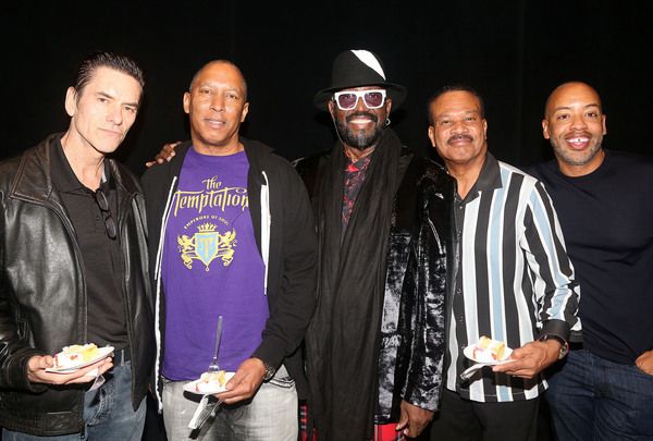 Mark Lieberman, Michael Norfleet,Otis Williams, T.C. Campbell and Derrick Porter  Photo
