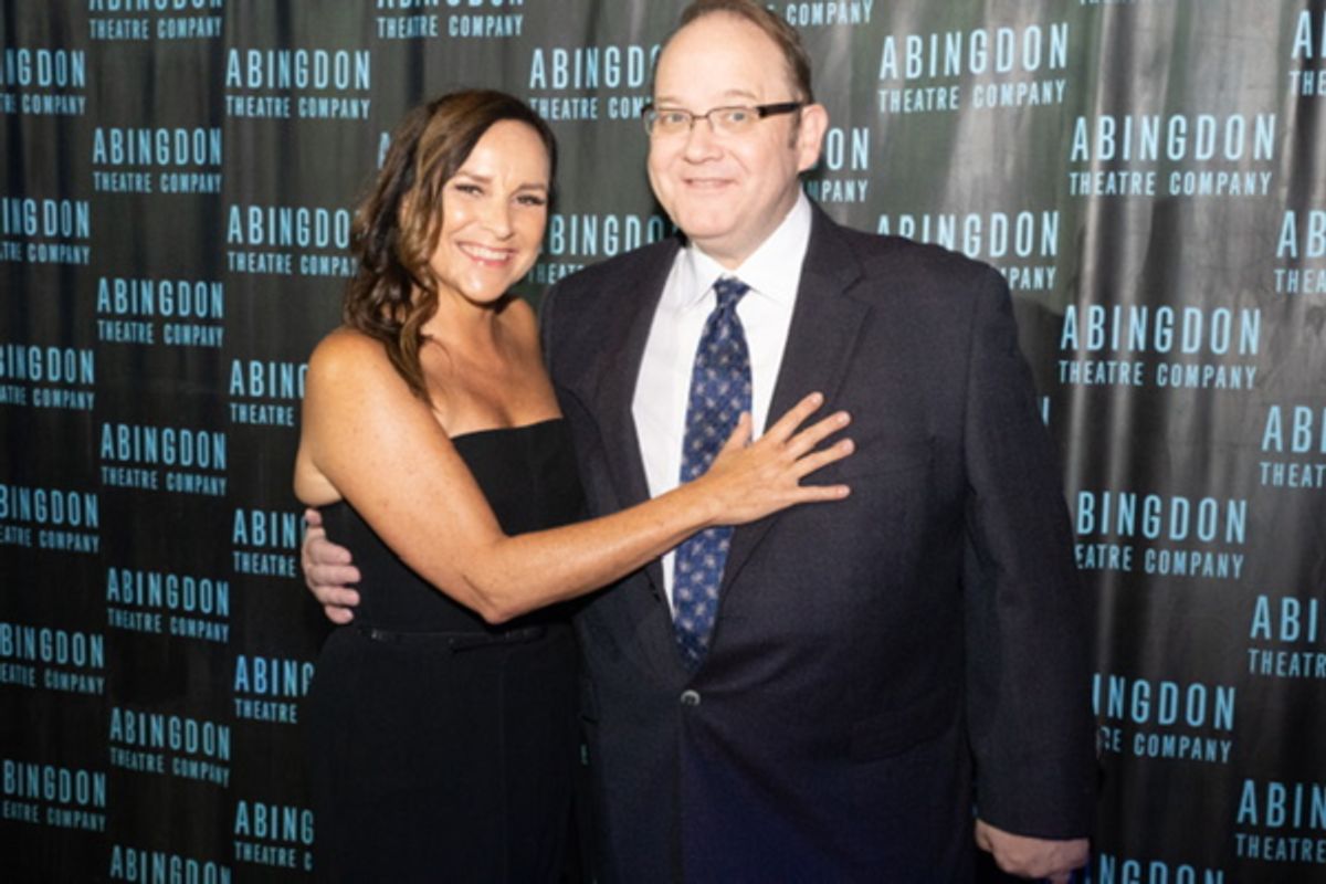 Sally Ann Triplett and Marc Cherry
 at 