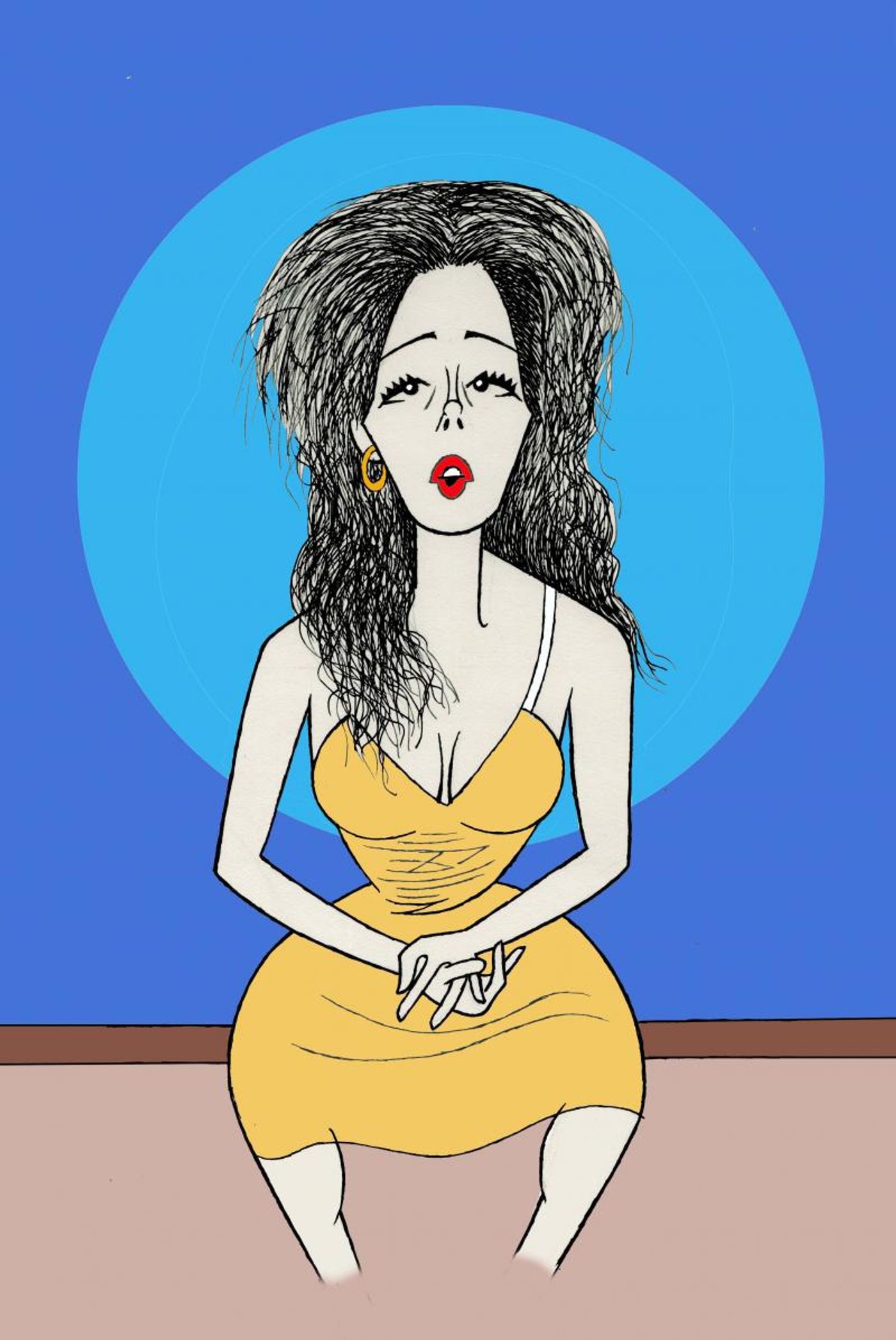 BWW Exclusive: Ken Fallin Draws the Stage - Marisa Tomei in THE ROSE TATTOO BWW Exclusive: Ken Fallin Draws the Stage - Marisa Tomei in THE ROSE TATTOO Image