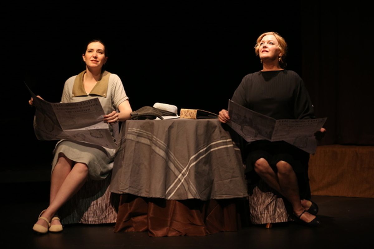 Christiana Cole and Leah Hocking at 