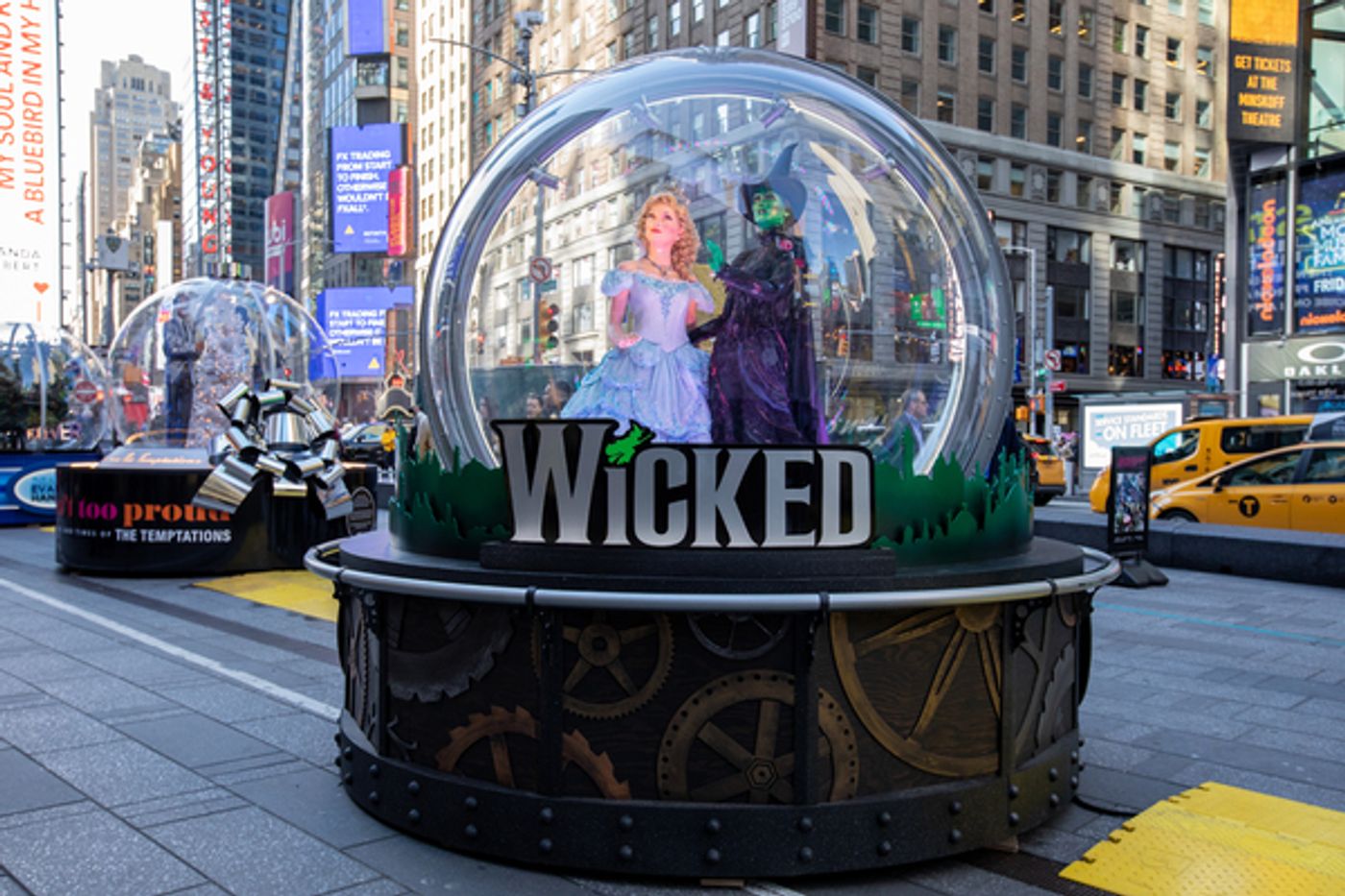 Broadway Show Globes to Return to Times Square With Designs Inspired by WICKED, THE LION KING, AINT TOO PROUD & More  Image