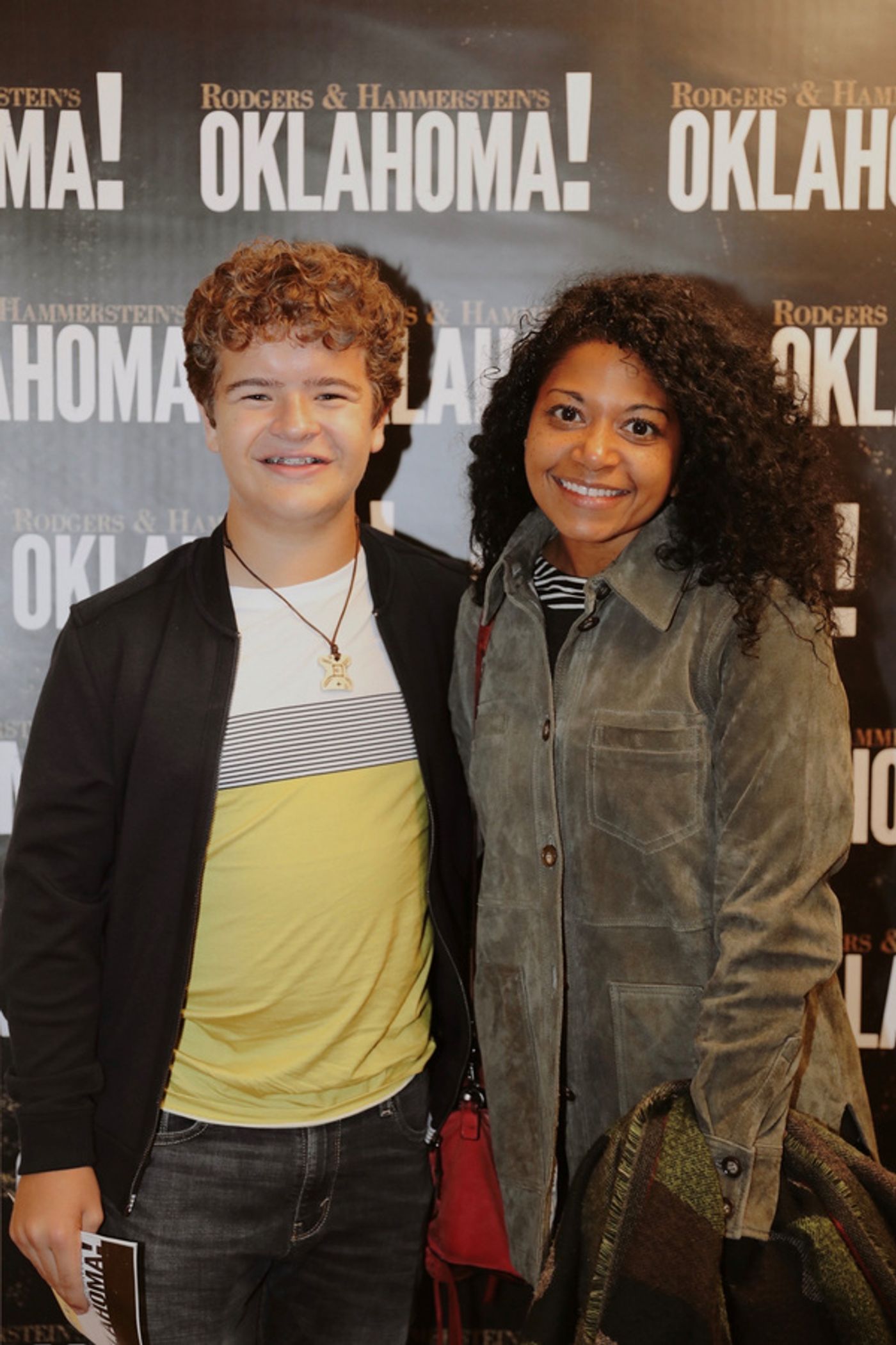 Photo Flash: Gaten Matarazzo Visits OKLAHOMA!  Image