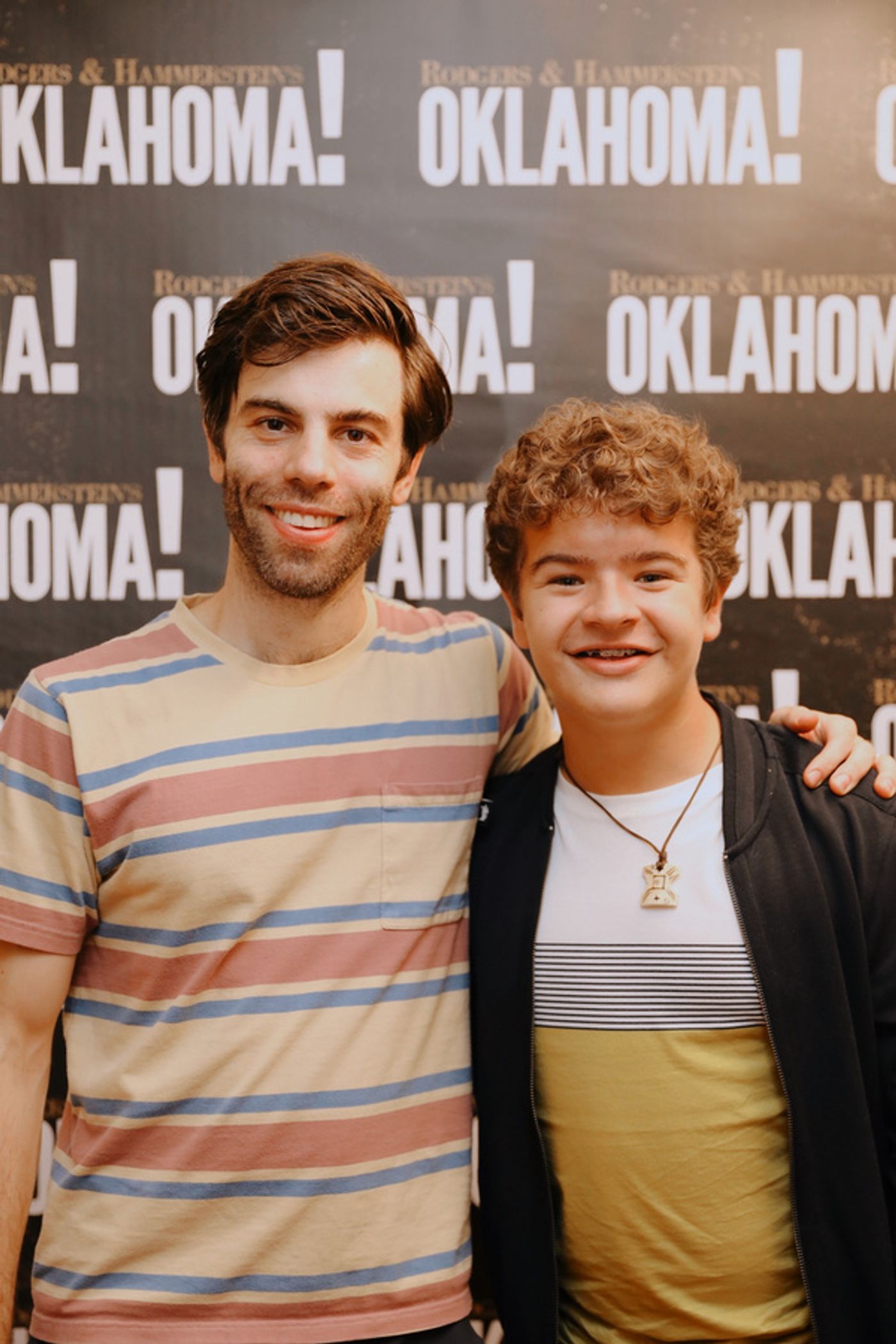 Photo Flash: Gaten Matarazzo Visits OKLAHOMA!  Image