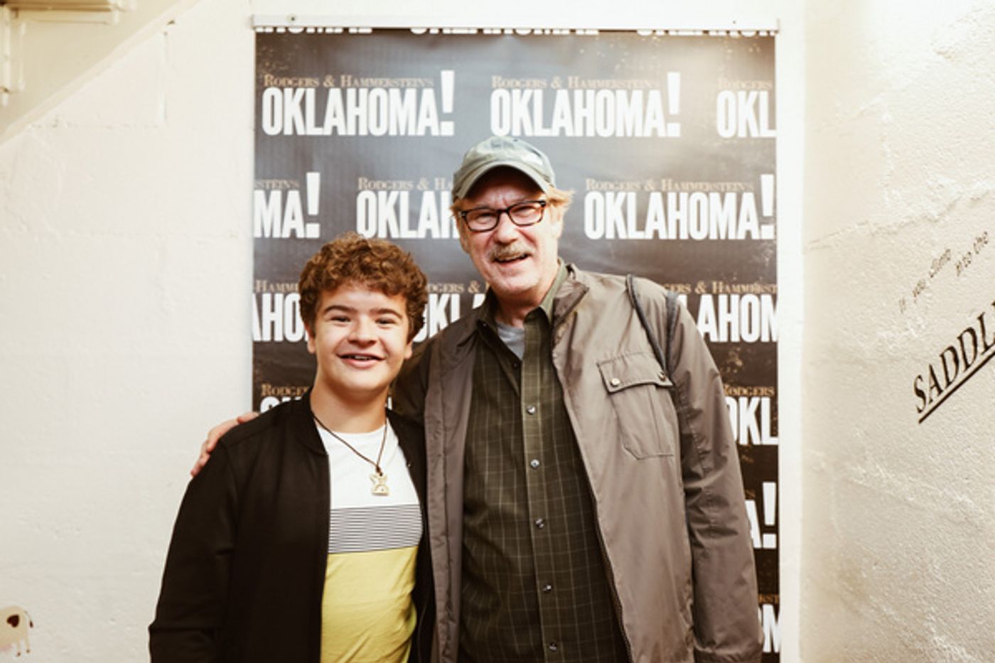 Photo Flash: Gaten Matarazzo Visits OKLAHOMA!  Image